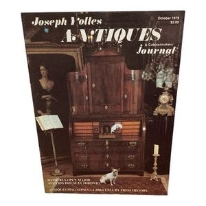 Antiques & Cabinetmakers Journal Oct 1979 Joseph Yolles Sothebys Toronto Vintage